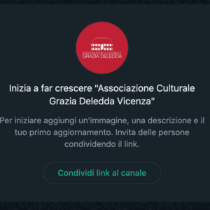 Associazione Grazia Deledda è su Whatsapp